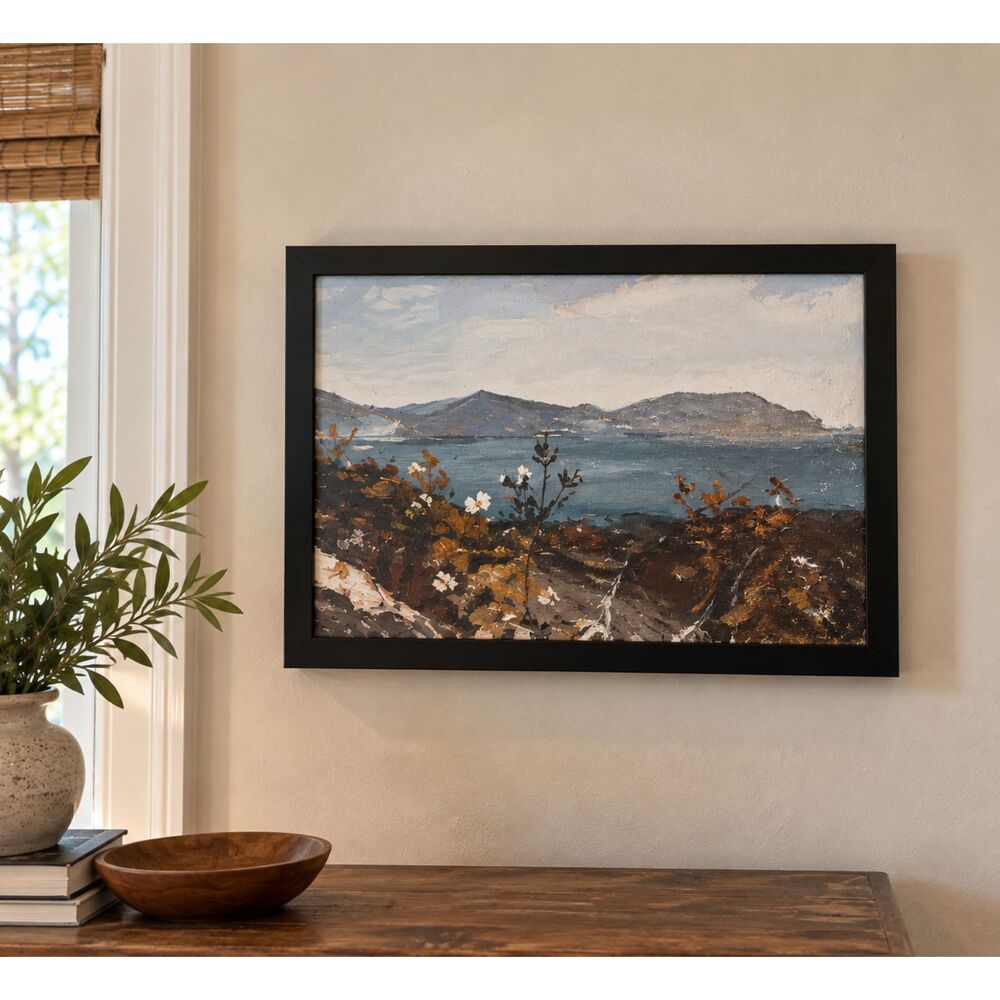Framed Coastal Landscape Art